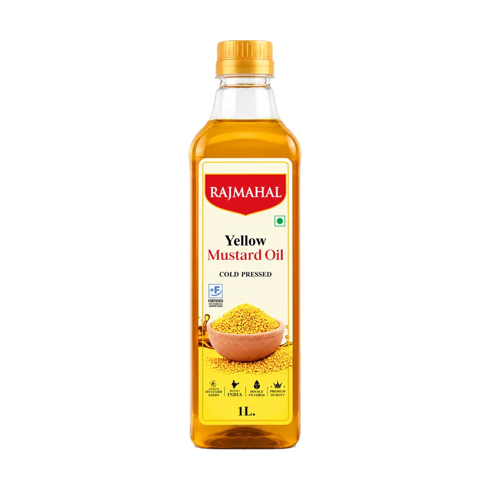 Rajmahal Yellow Mustard Oil – 1 L — front