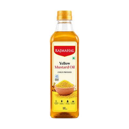 Rajmahal Yellow Mustard Oil – 1 L — front